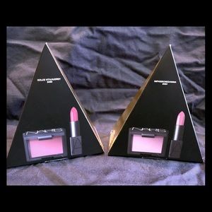 Two NARS X MANRAY mini lipstick and blush sets